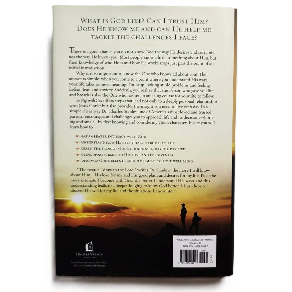 In Step with God: Understanding His Ways and Plans for Your Life by Stanley NEW